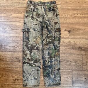 Vintage Size 20 RANGER Youth Camo Hunting Fishing Cargo Pants EUC